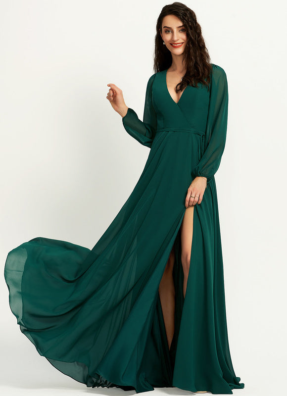 Robe Demoiselle Dhonneur Vert