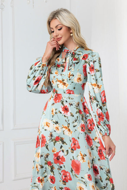Robe Fleurie Verte Mariage - gallery 3