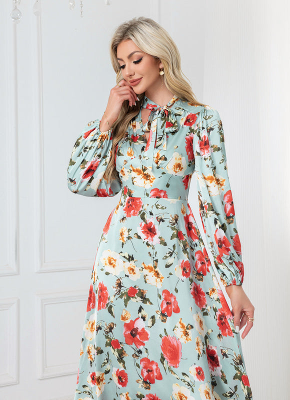 Robe Fleurie Verte Mariage - gallery 3