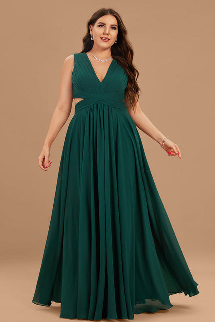 Robe Longue Vert Émeraude Dos Nu - gallery 4