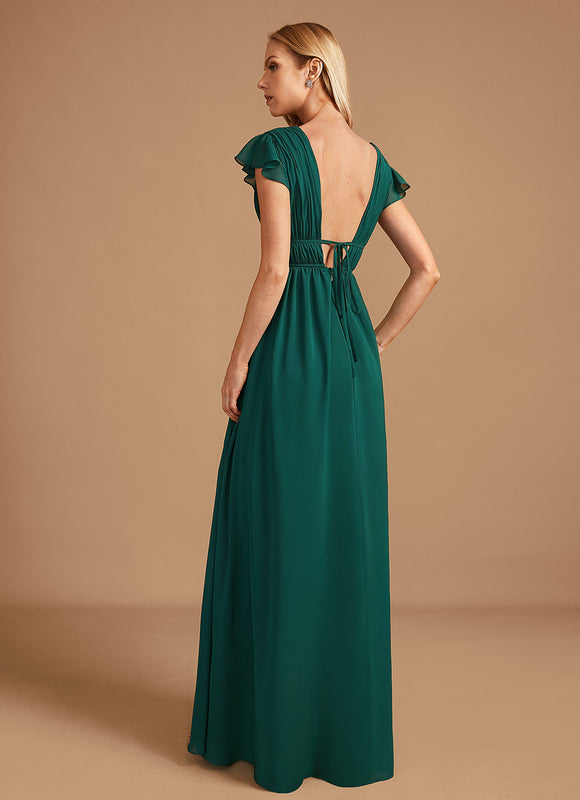 Robe Demoiselle Dhonneur Vert - gallery 8