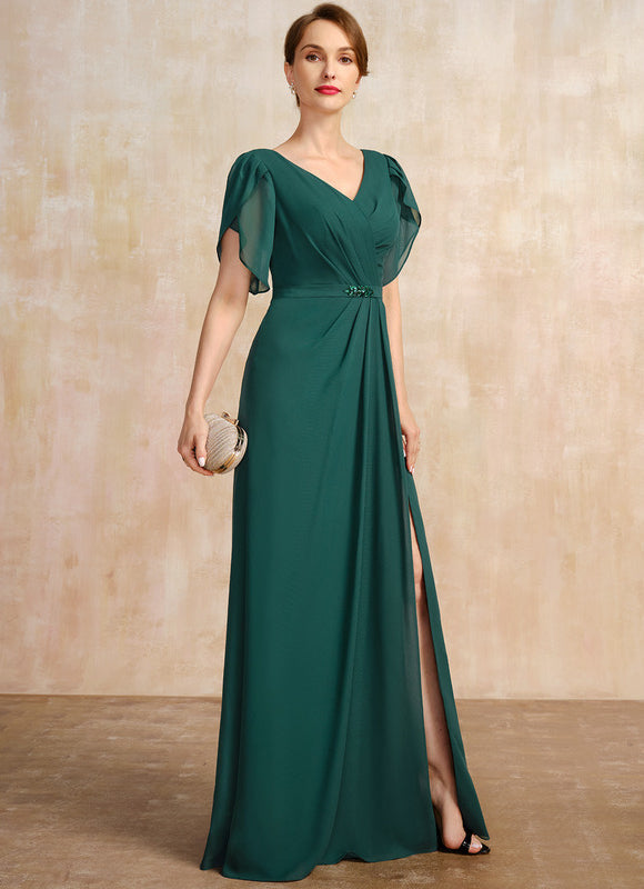 Robe Élégante Vert Émeraude Fluide - gallery 4