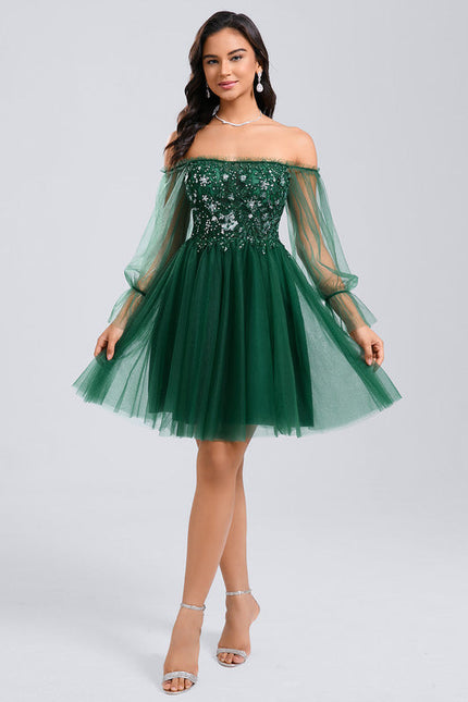 Robe Vert Émeraude Et Or - gallery 3