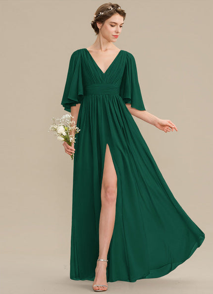 Robe Fluide Vert Émeraude Élégante