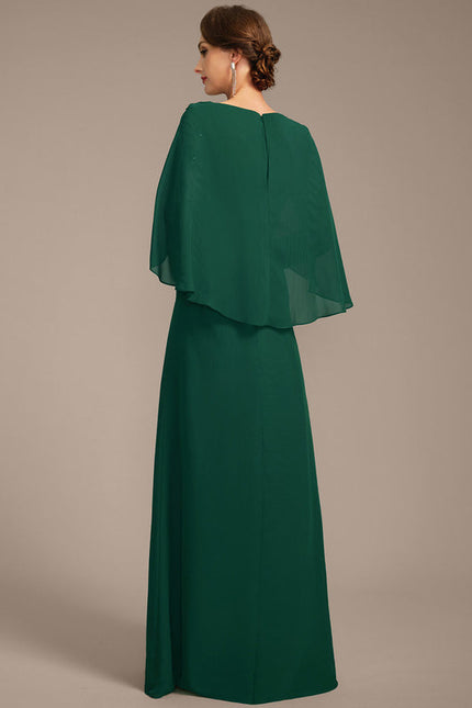 Robe Élégante À Manches Cape Verte - gallery 6