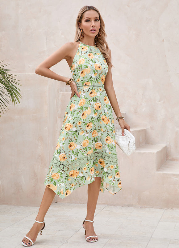 Robe Midi Verte - gallery 3