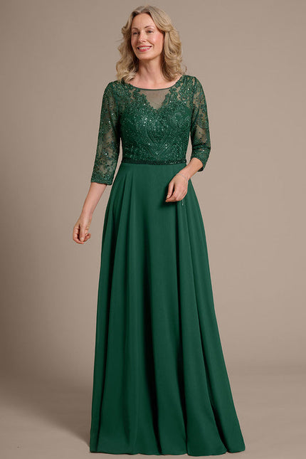Robe Verte Manches Longues - gallery 4