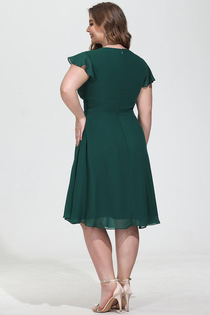 Robe Cocktail Vert Menthe - gallery 6