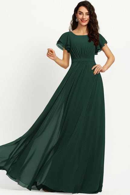 Robe Fluide Élégante À Volants - gallery 4