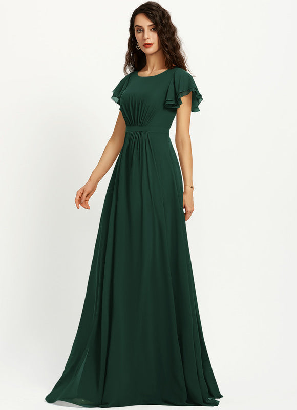 Robe Fluide Élégante À Volants - gallery 7