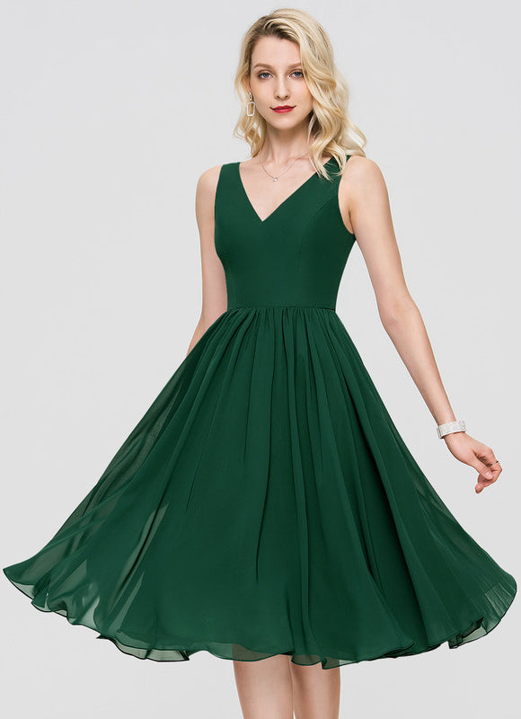 Robe Cocktail Vert Menthe - gallery 2
