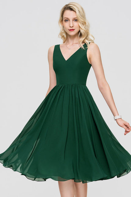 Robe Cocktail Vert Menthe - gallery 2