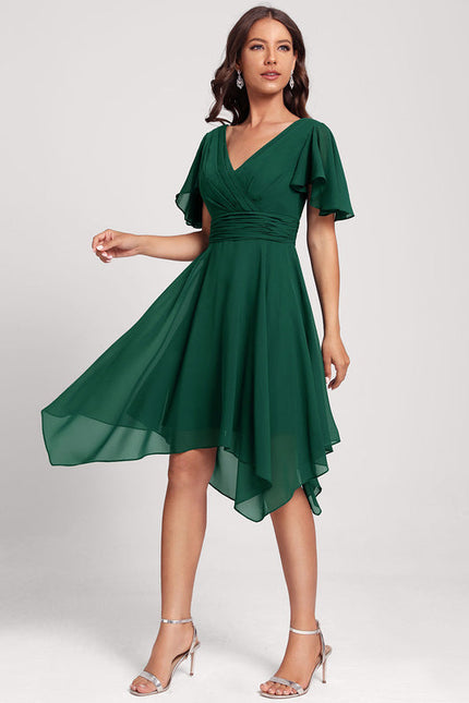 Robe Longue Vert D'Eau Dentelle