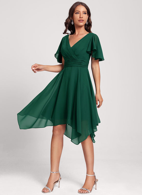 Robe Longue Vert D'Eau Dentelle