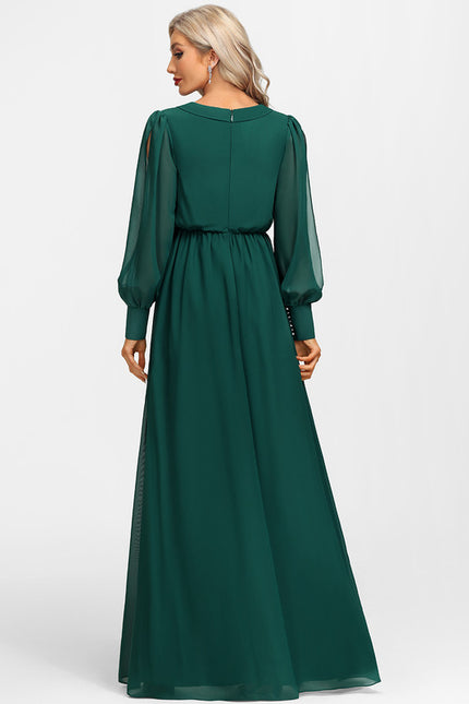 Robe Verte Longue Soiree - gallery 2