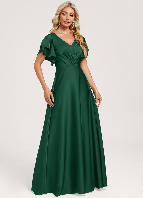 Robe Vert Foncé Mariage