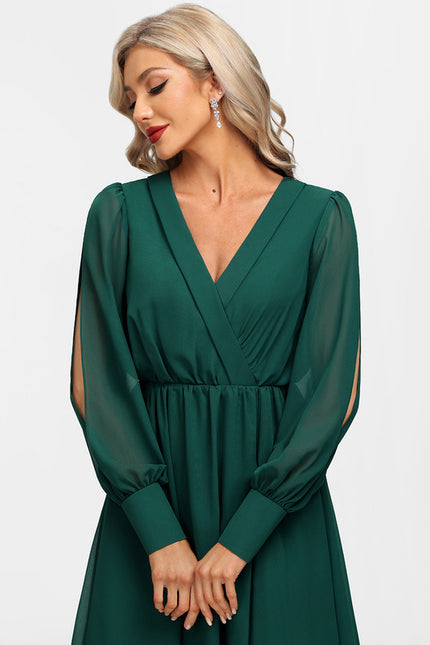Robe Verte Longue Soiree - gallery 5