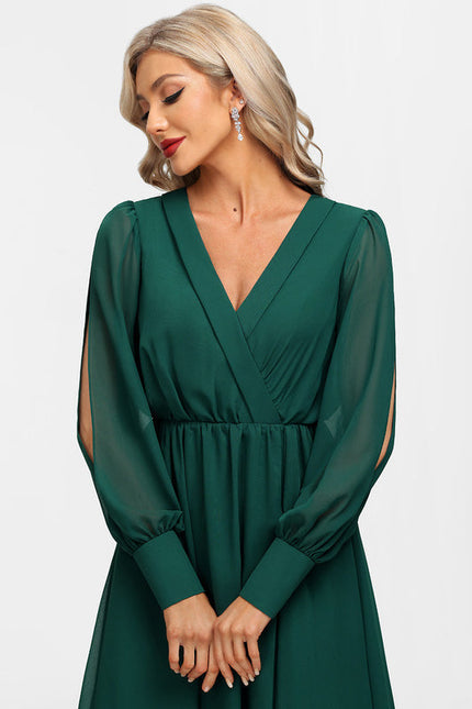 Robe Verte Longue Soiree - gallery 5