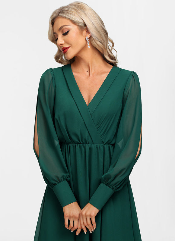 Robe Verte Longue Soiree - gallery 5
