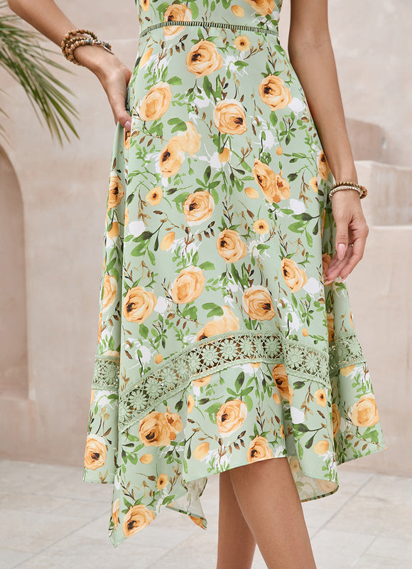 Robe Midi Verte - gallery 5
