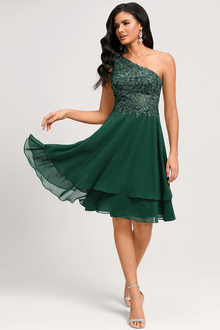 Robe Longue Verte À Volants