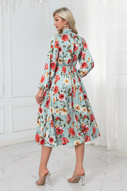 Robe Fleurie Verte Mariage - gallery 1