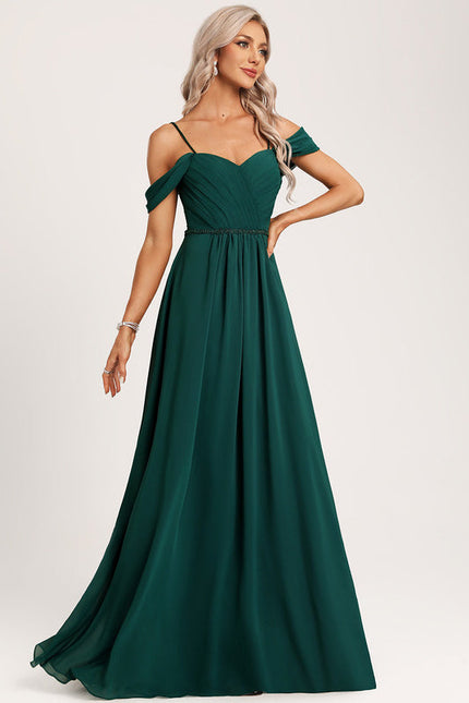 Robe Élégante Décolleté Épaule Ouverte - gallery 5