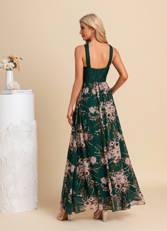 Robe Longue Verte Boheme - gallery 2