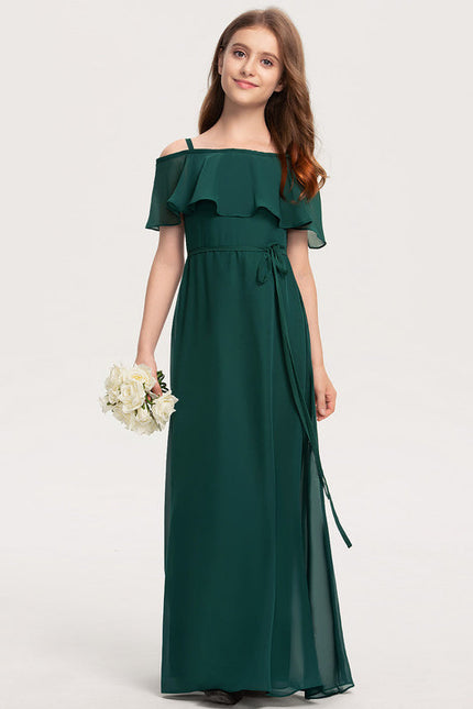 Robe Demoiselle D'Honneur Chic Verte