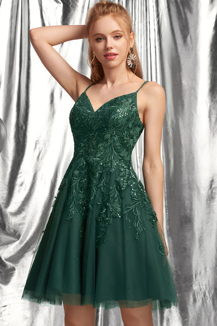 Robe Courte Vert - gallery 2