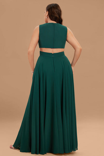 Robe Longue Vert Émeraude Dos Nu - gallery 9