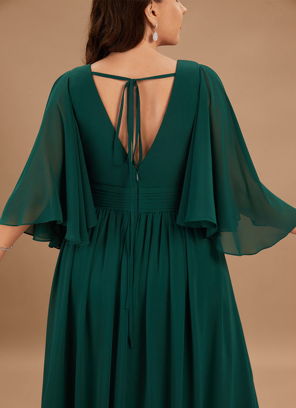 Robe Fluide Vert Émeraude Élégante - gallery 6