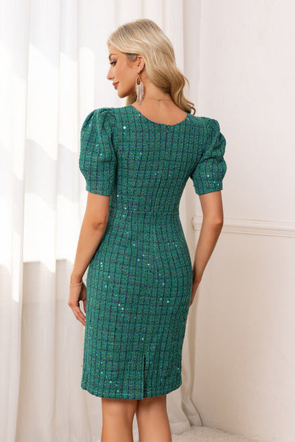 Robe Verte Elegante - gallery 1