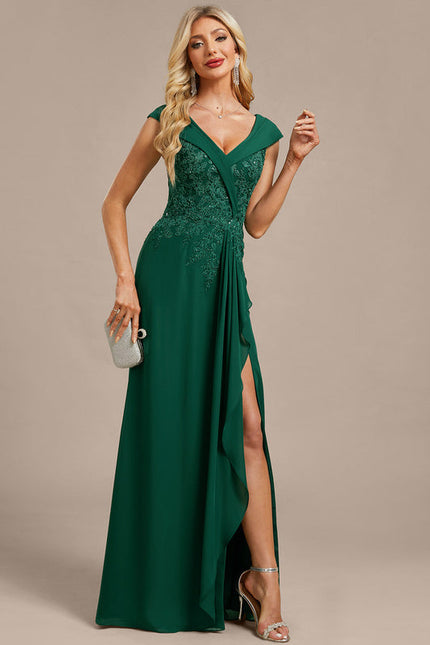 Robe De Soiree Vert - gallery 5