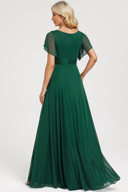 Robe Fluide Élégante À Manches Légères - gallery 4