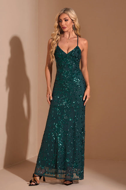 Robe Sirène Chic Vert Émeraude - gallery 6