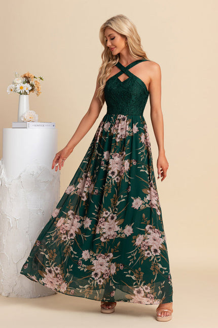 Robe Longue Verte Boheme