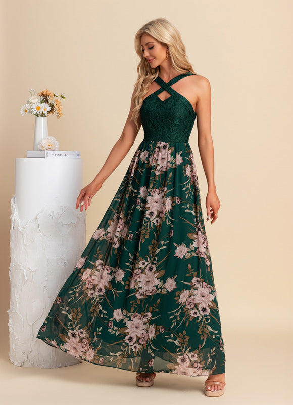 Robe Longue Verte Boheme