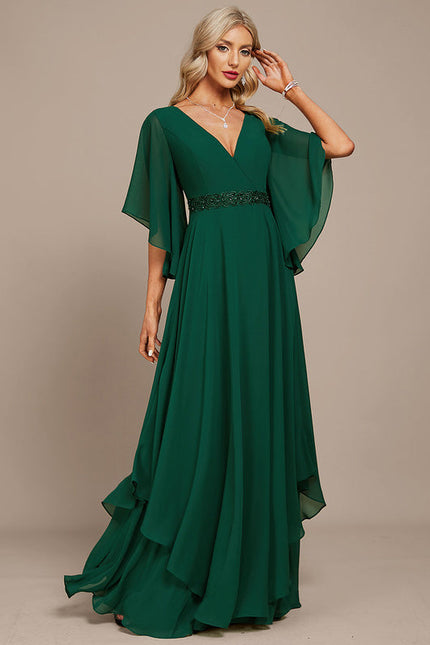Robe Mere De La Mariee Vert Sauge