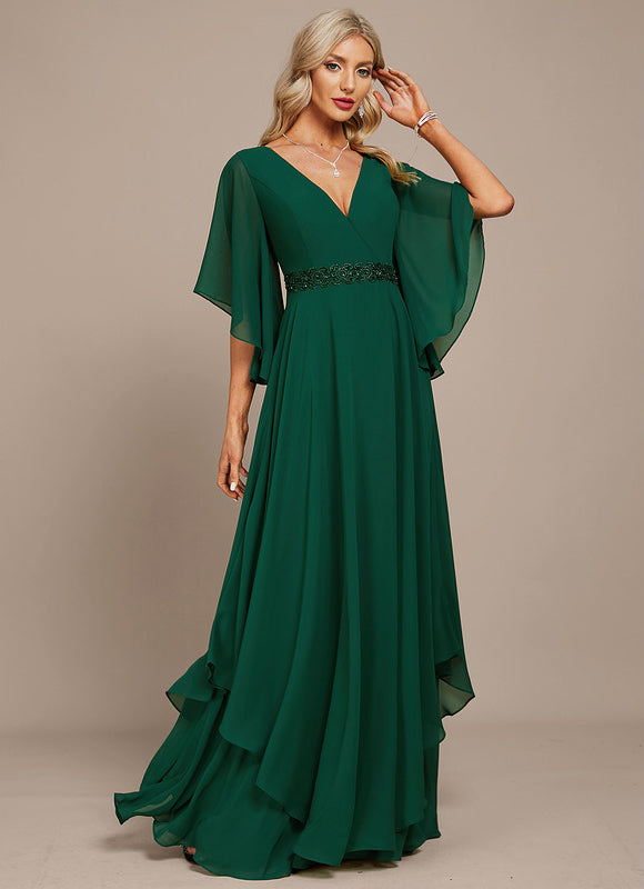 Robe Mere De La Mariee Vert Sauge