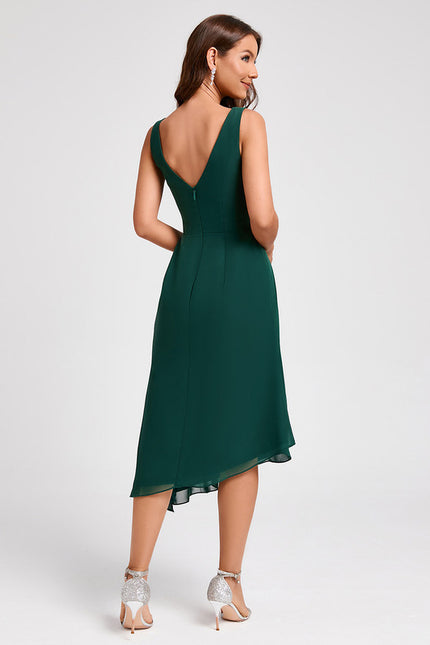 Robe Chic Émeraude Fluide Élégante - gallery 2