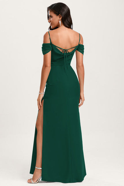 Robe Élégante Décolleté Épaule Ouverte - gallery 4