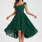 Robe De Cocktail Vert Sauge