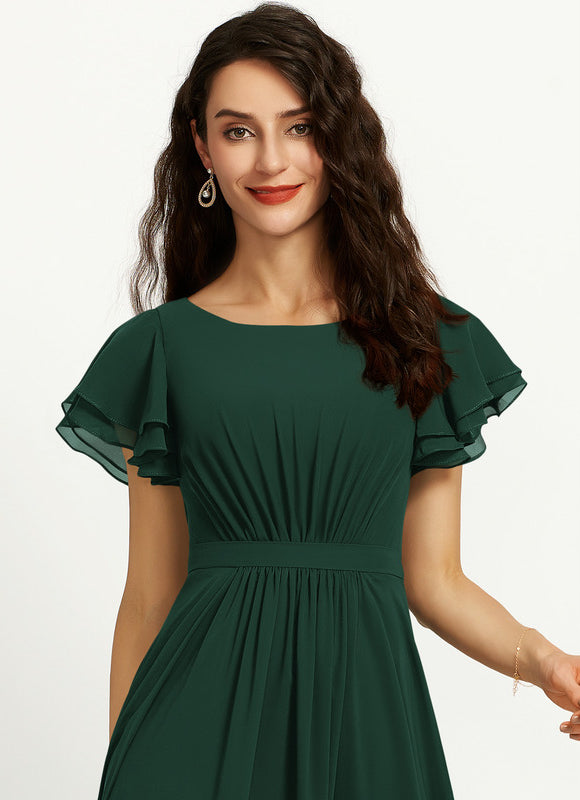Robe Fluide Élégante À Volants - gallery 6