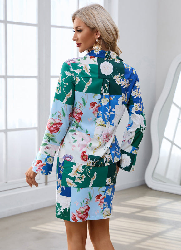 Robe Chic Imprimée À Manches Longues - gallery 5