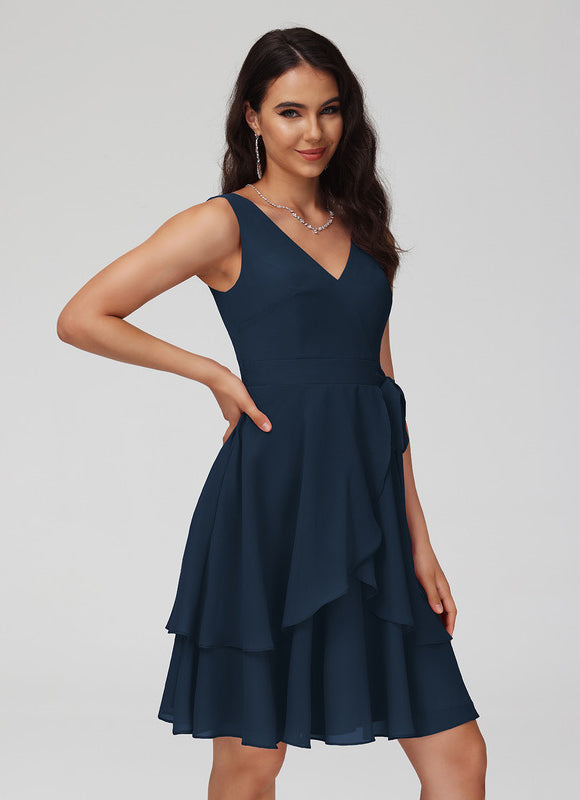 Robe Trapèze Vert Bouteille - gallery 7