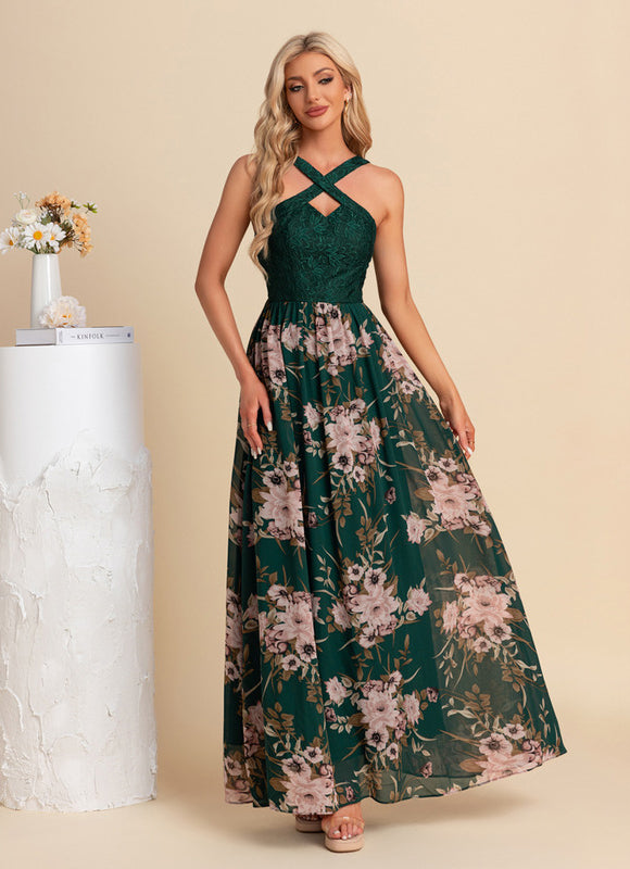 Robe Longue Verte Boheme - gallery 6
