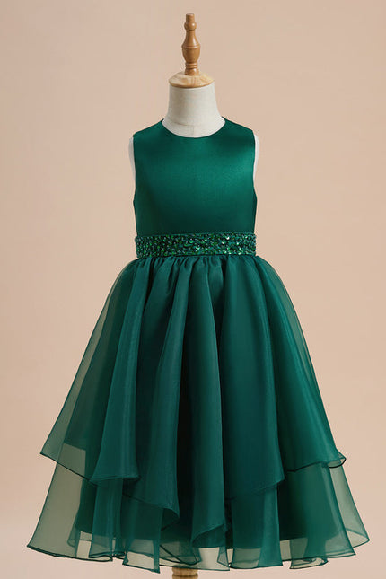 Robe Trapèze Satinée Enfant Chic