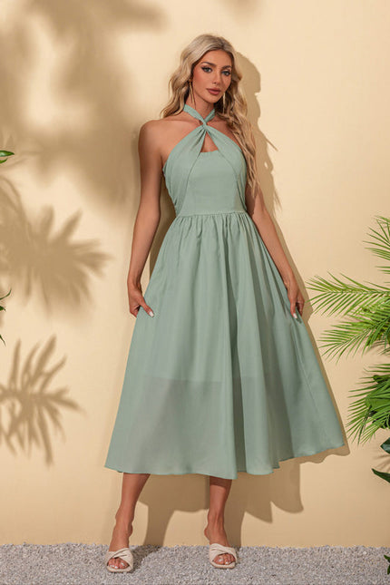 Robe Demoiselle D'Honneur Vert Menthe - gallery 6