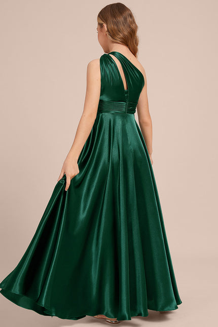 Robe Demoiselle D'Honneur Vert Bouteille - gallery 5